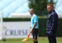 Will Still pictured on the touchline at Staplewood Campus during pre-season.
