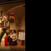 A scene from John Cleese's Fawlty Towers the Play